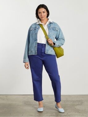 EVERLANE • The Curvy Way-High Jean In Deep Lapis